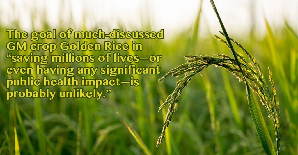 Golden Rice quote
