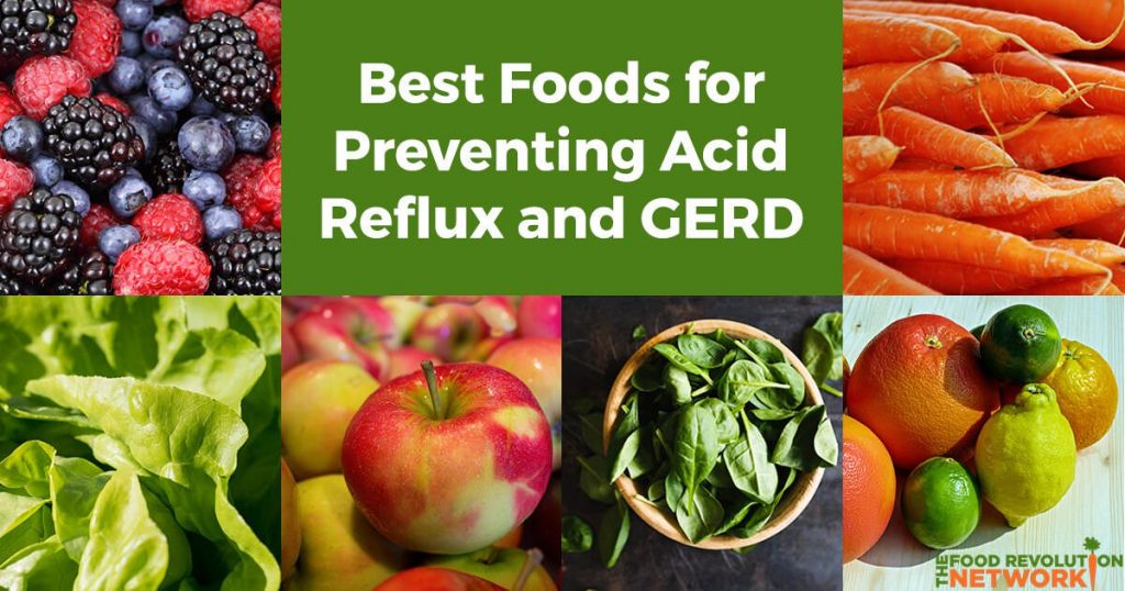 How to prevent acid reflux and GERD with food