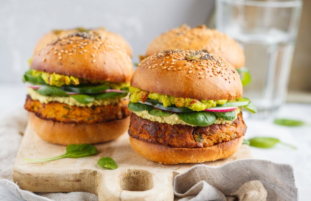 Plant-based burgers