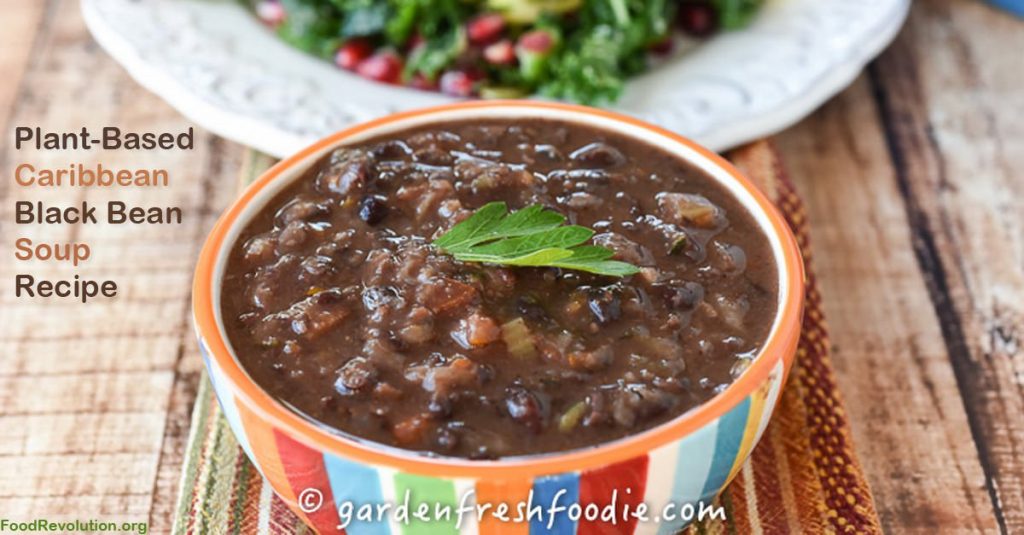 Plant-Based Black Bean Soup