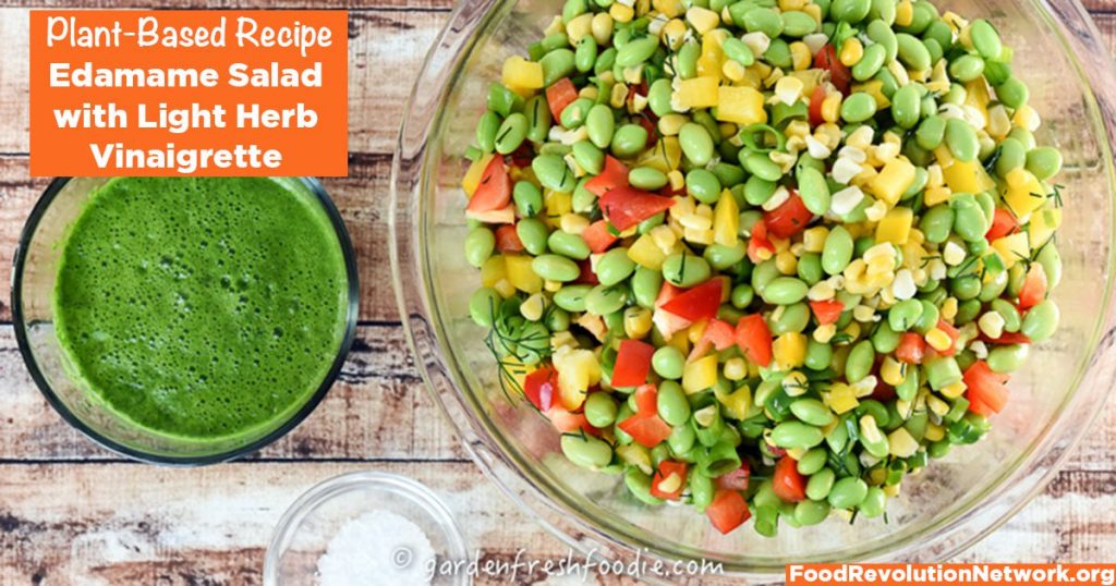 Plant-Based Recipe for Edamame Salad