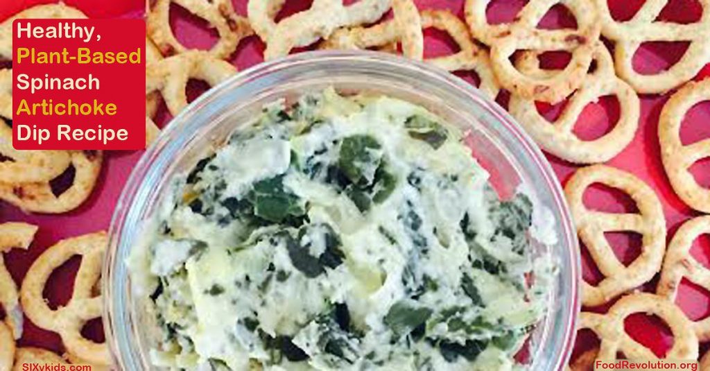 Plant-Based Recipe Spinach Artichoke Dip
