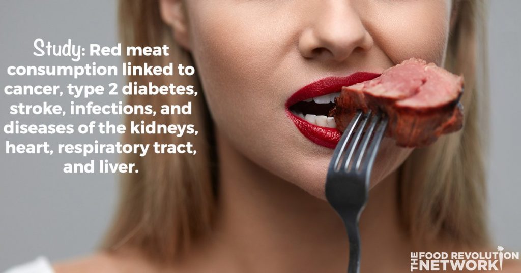 Red meat linked to 8 diseases