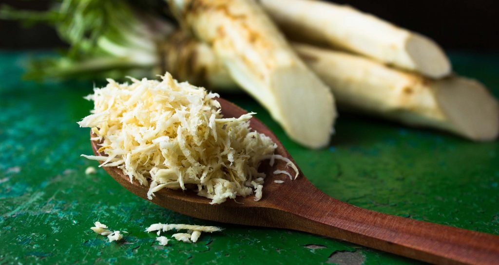 spoon of horseradish