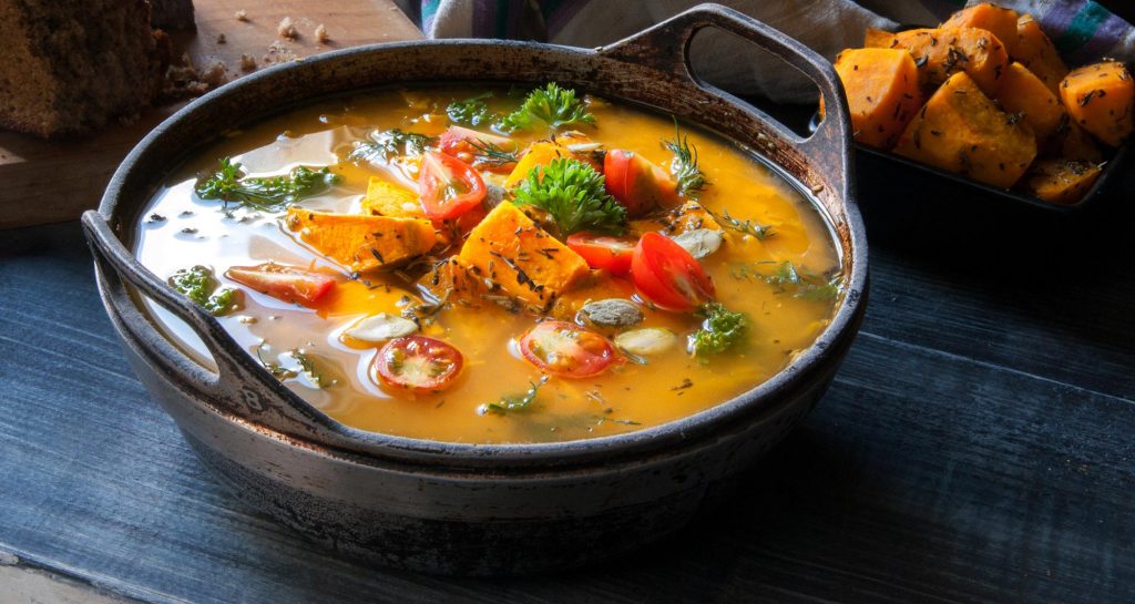 bowl of winter soup